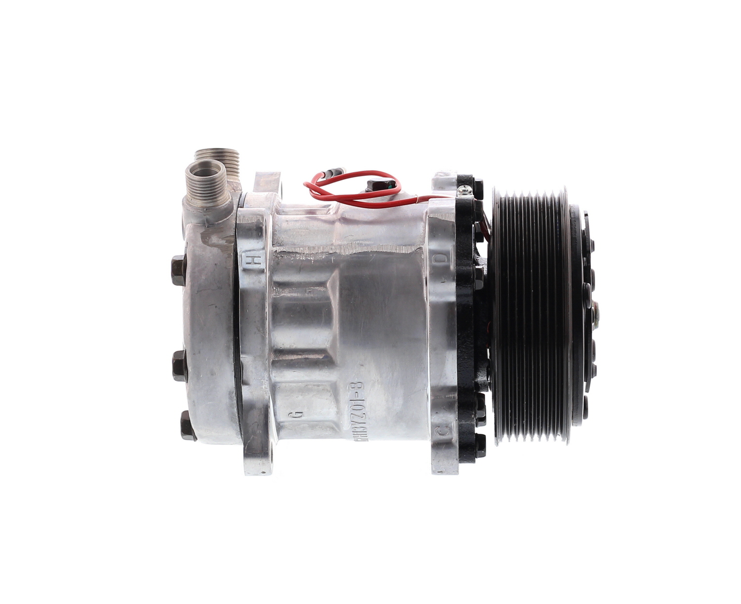 COMPRESOR DE AC AMERICAN AIR 7H13 8PK 12V 119MM TAPA JE (AM) 7306 - 5