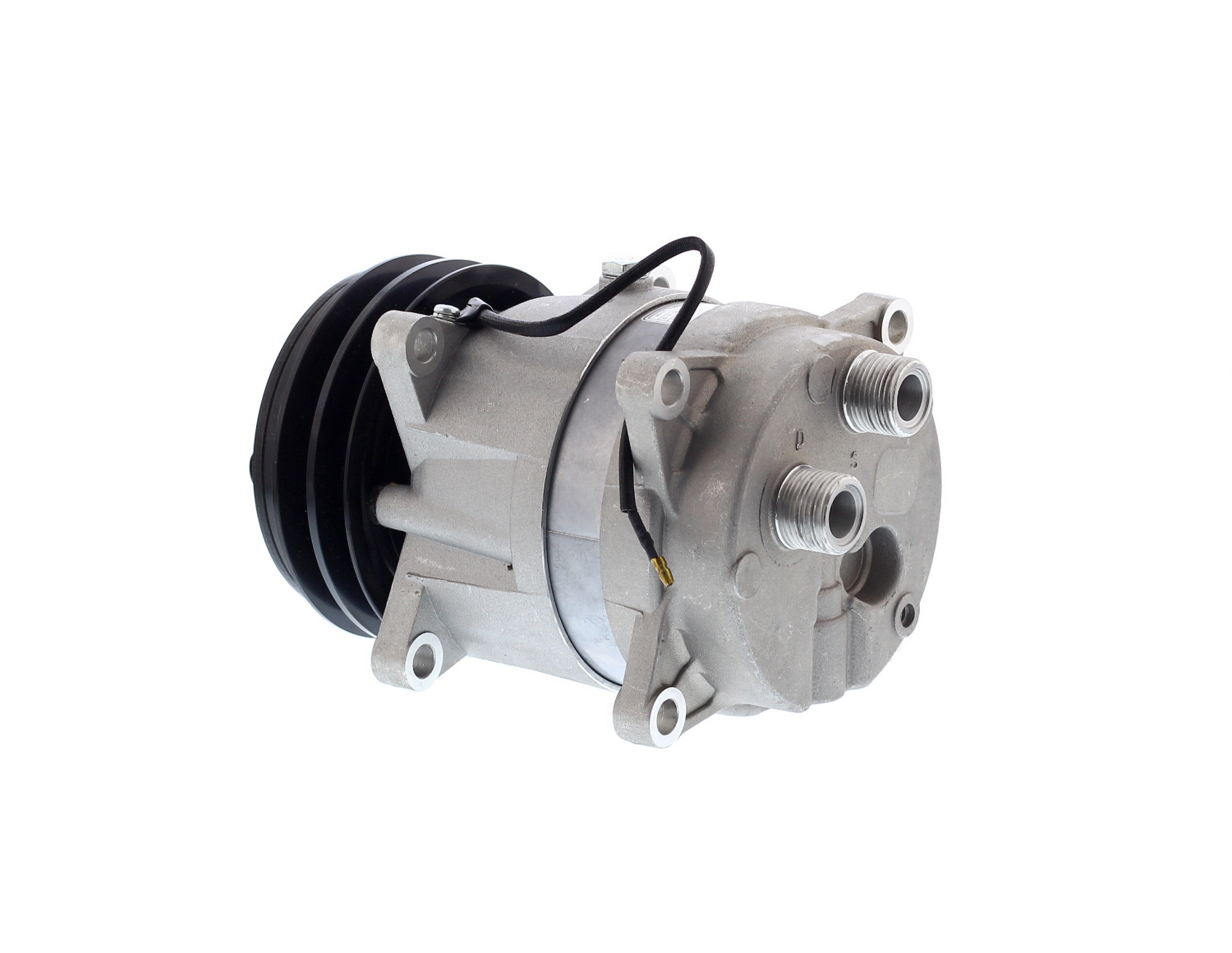 COMPRESOR DE AC AMERICAN AIR V5 2A 12V 132MM KOMATSU (AM) - 2