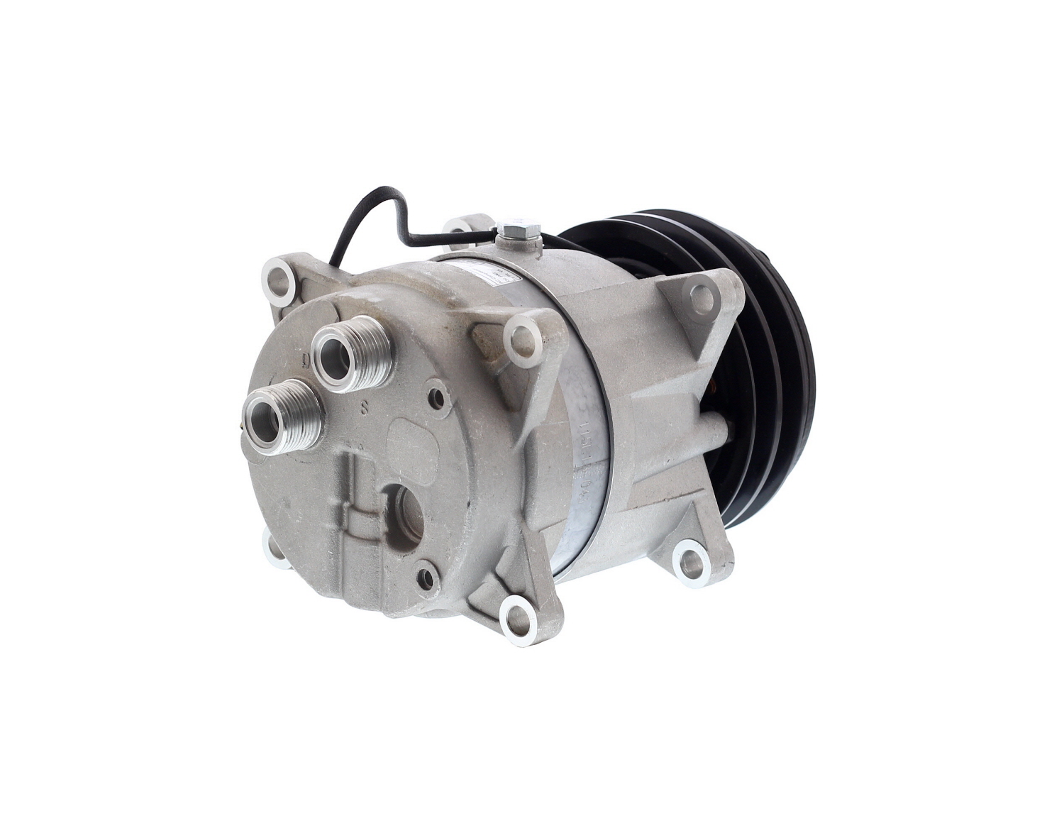 COMPRESOR DE AC AMERICAN AIR V5 2A 12V 132MM KOMATSU (AM) - 4
