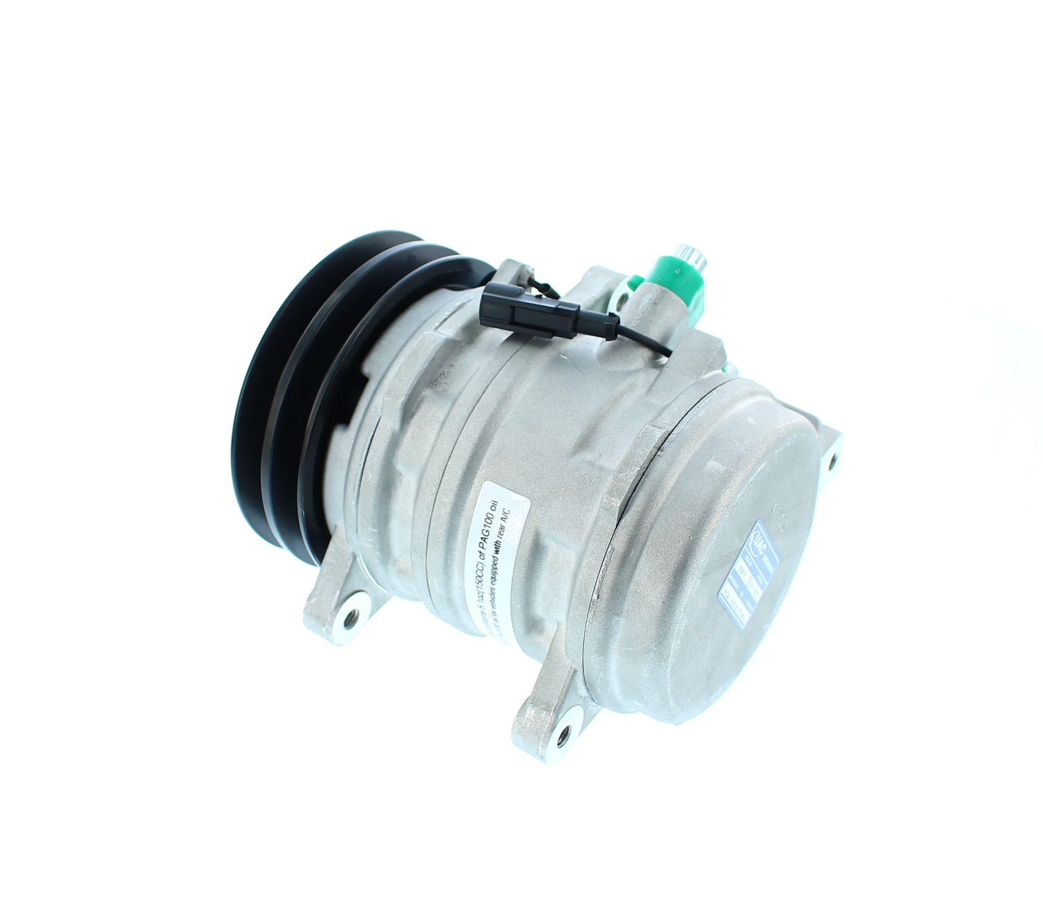 COMPRESOR DE AC AMERICAN AIR SP10 2A 12V 120MM DAEWOO (AM) - 2