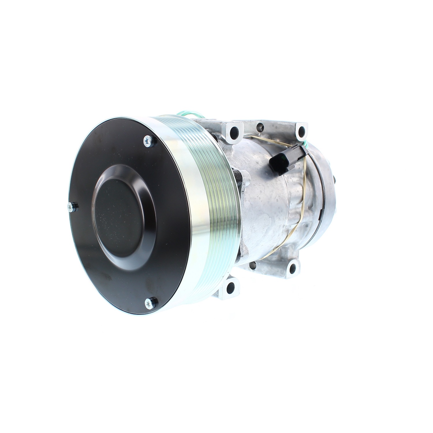 COMPRESOR DE AC AMERICAN AIR SD7H15SHD 8PK 24V 152MM MONTAJE DIRECTO TAPA GK 4840 4302 SANDEN - 8
