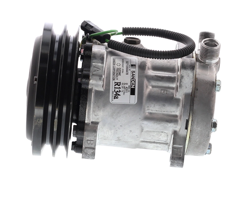 COMPRESOR DE AC SD7H15SHD 8PK 24V 152MM MONTAJE DIRECTO TAPA GK 4840 4302 SANDEN - 1