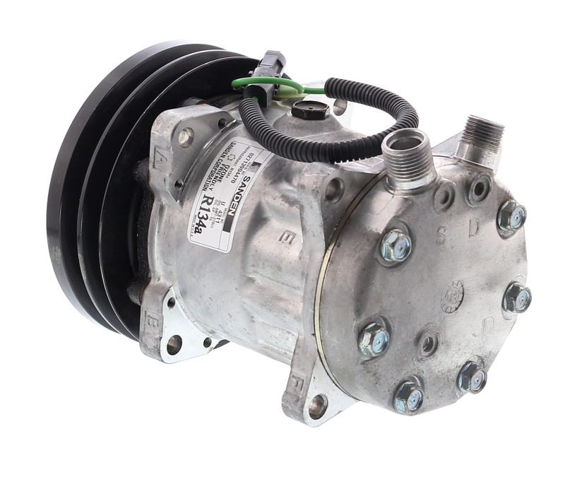 COMPRESOR DE AC SD7H15SHD 8PK 24V 152MM MONTAJE DIRECTO TAPA GK 4840 4302 SANDEN - 2