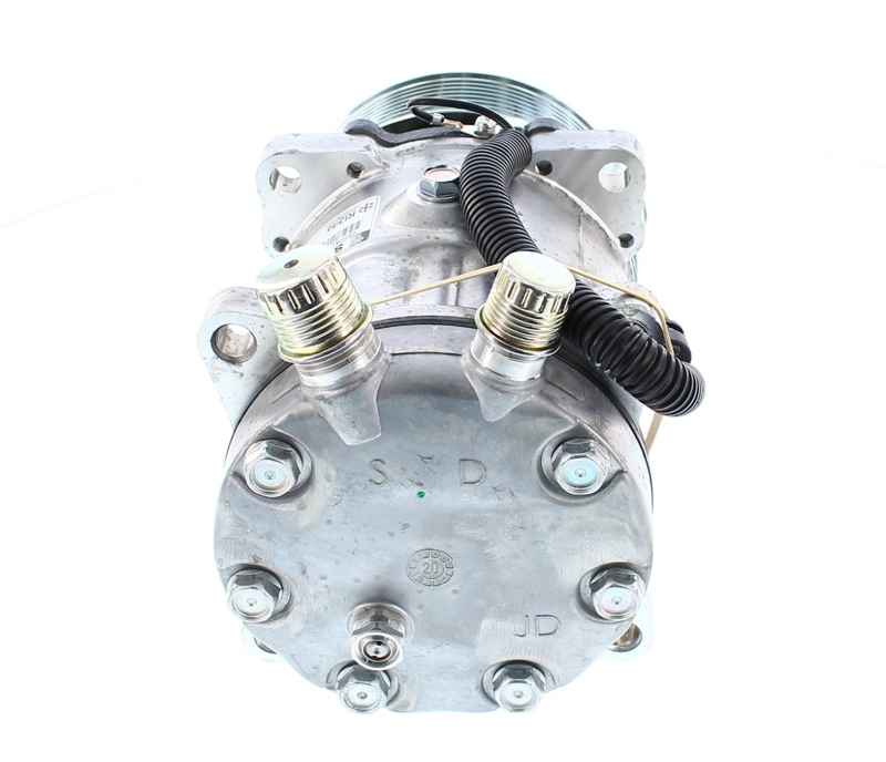 COMPRESOR DE AC SD7H15HD 8PK 12V 119MM MONTAJE OREJAS TAPA JDA 4660 SANDEN - 3