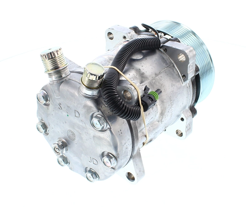 COMPRESOR DE AC SD7H15HD 8PK 12V 119MM MONTAJE OREJAS TAPA JDA 4660 SANDEN - 4
