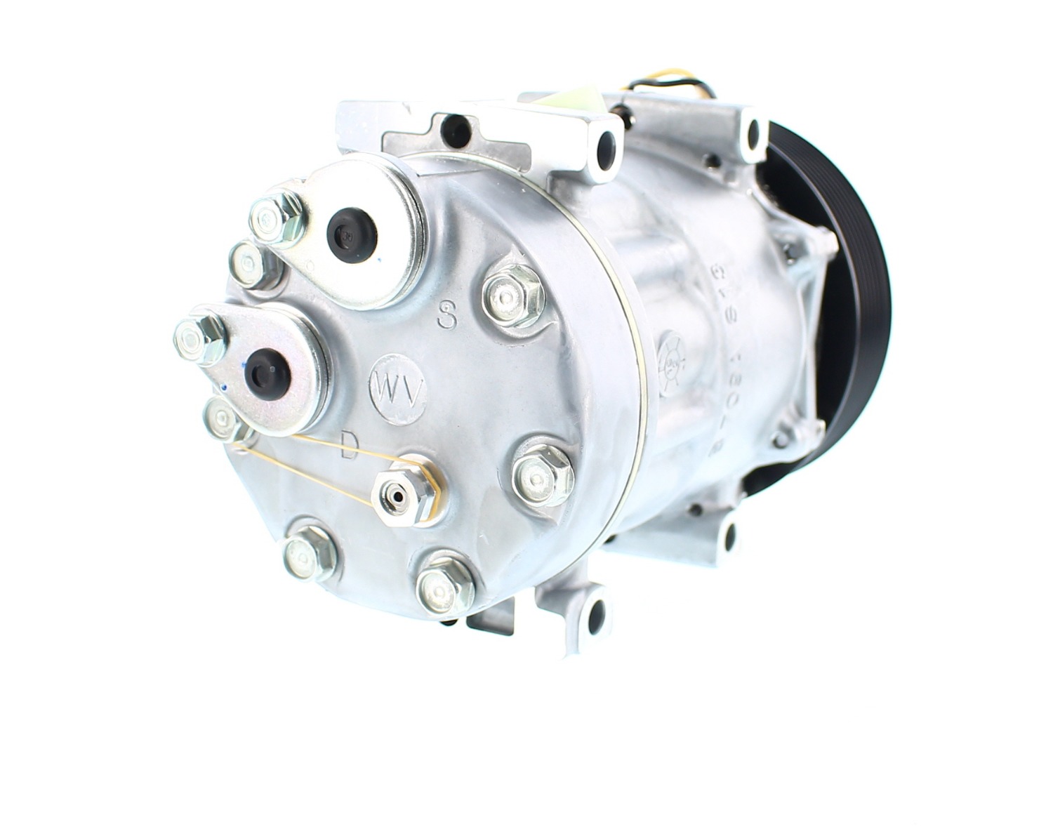 COMPRESORES DE AC AMERICAN AIR SD7H15 8PK 24V 132MM MONTAJE DIRECTO TAPA WV 8044 8151 SANDEN - 4
