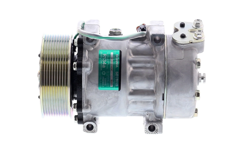 COMPRESOR DE AC 7H15 10PK 24V 119MM MONTAJE DIRECTO TAPA YE SCANIA 8295 SANDEN - 1