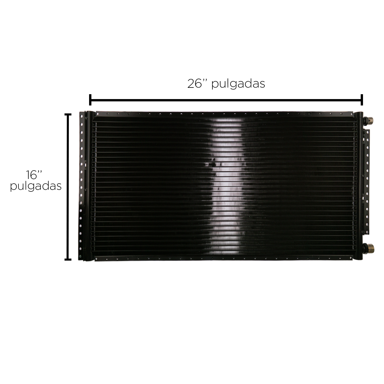 CONDENSADOR DE AC 16X26 FLUJO PARALELO UNIVERSAL - 2