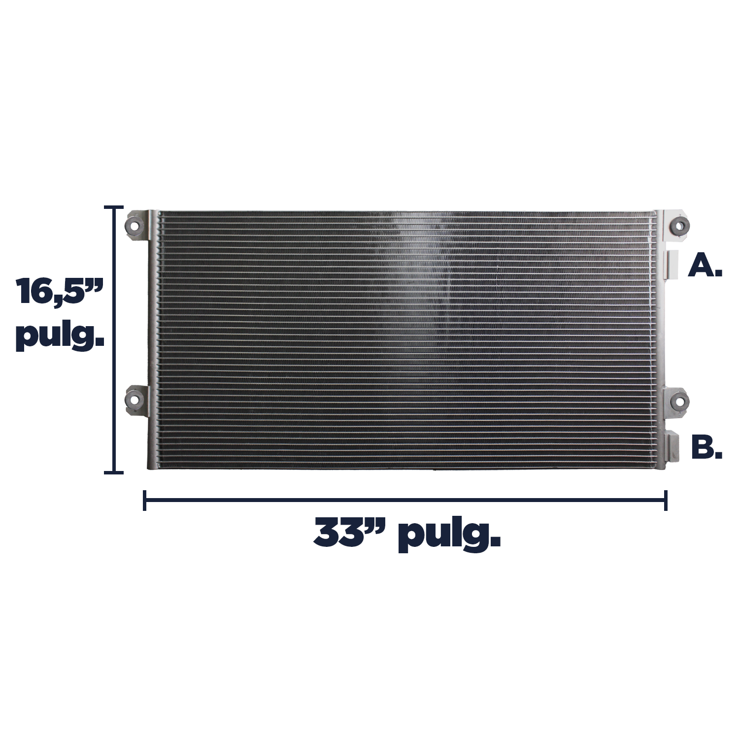 CONDENSADOR DE AC UNIVERSAL PARA MACK CXU 16-08 - 2