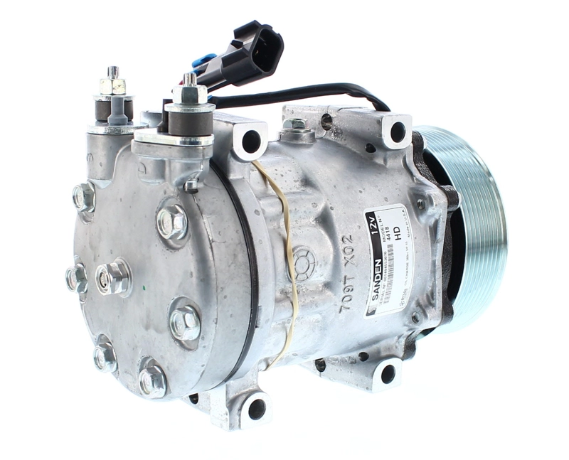 COMPRESOR DE AC SD7H15 8PK 12V 119MM MONTAJE DIRECTO 4418 SANDEN - 4