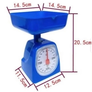 BALANZA PESA ANALÓGICA 5KG COCINA GASTRONOMÍA REPOSTERÍA - 1