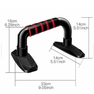 PACK RUEDA DE EJERCICIOS MINI BARRAS PARALELAS FLEXIONES - 1