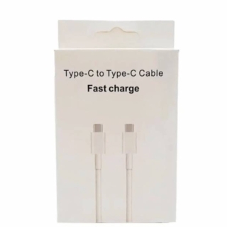 CABLE USB TIPO C A TIPO C DOBLE ENTRADA CARGA Y DATOS - 1