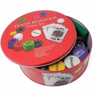 CAJA JUEGO PÓKER 240 PIEZAS Y ACCESORIOS - 1