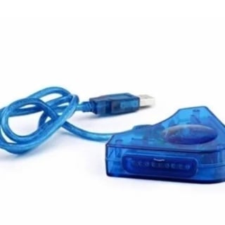 ADAPTADOR CONVERSOR DE PS2 PS1 PSX A PC PLAY STATION 2 A USB - 1