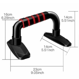 PACK RUEDA DE EJERCICIOS MINI BARRAS PARALELAS FLEXIONES - 1