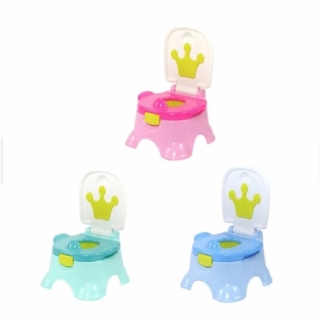 PELELA URINARIO ASIENTO BAÑO PARA NIÑOS Y BEBES VERDE - 1