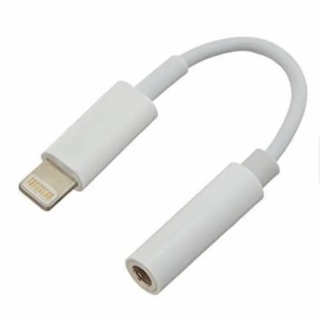 ADAPTADOR PARA AUDÍFONOS LIGHTNING AUXILIAR HEMBRA 3.5 - 1
