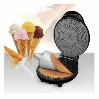MÁQUINA PARA HACER WAFFLES CONOS DE HELADO CUCHUFLI GALLETA - 1