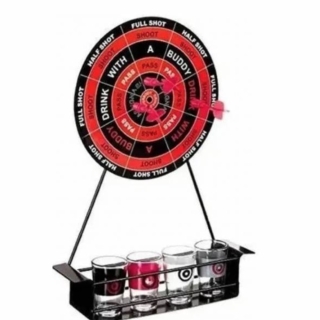 DARDOS DE JUEGO FAMILIAR SHOTS MINI DARTS SHOT SET GAME - 1