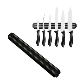 BARRA IMÁN MAGNÉTICA SOPORTE CUCHILLOS HERRAMIENTAS 30CM - 1