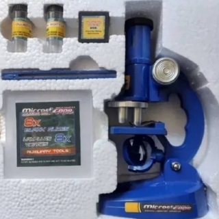 KIT DE MICROSCOPIO SET MICROSCOPIO OPTICO EDUCACIONAL - 1