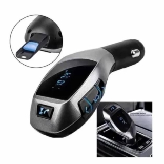TRANSMISOR RADIO FM BLUETOOTH USB WIRELESS X6 - 1