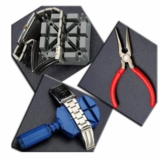 SET HERRAMIENTAS RELOJERIA 16 PIEZAS JOYERIA RELOJ DELUXE - 1