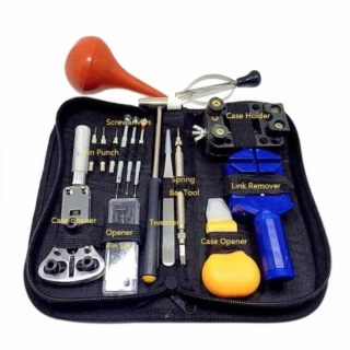 KIT 16 HERRAMIENTAS RELOJERIA RELOJES RELOJ CON ESTUCHE - 1