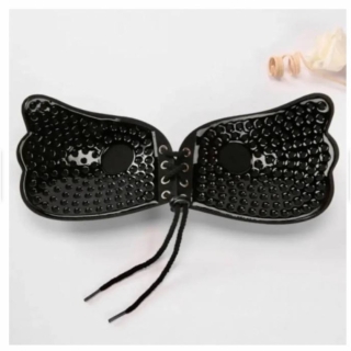 SOSTEN PUSH UP SIN ESPALDA INVISIBLE SUJETADOR ADHESIVO NEGRO XL - 1