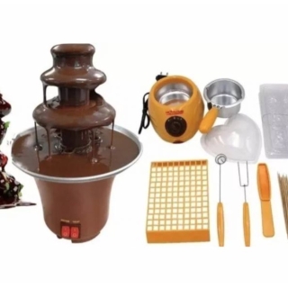 MÁQUINA CHOCOLATE FUENTE CABRITAS SIN ACEITE OLLA DERRITIR - 1
