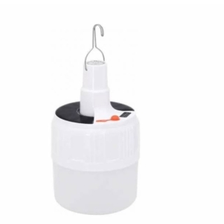 LÁMPARA LED SOLAR RECARGABLE CAMPING USB FOCO - 1