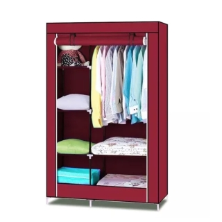 CLOSET ORGANIZADOR ARMABLE DE TELA 2 CUERPO - 1