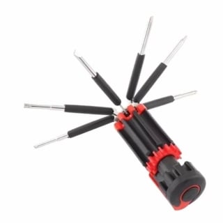 SET DESTORNILLADOR 8 EN 1 LINTERNA LED HERRAMIENTA MULTIUSO - 1