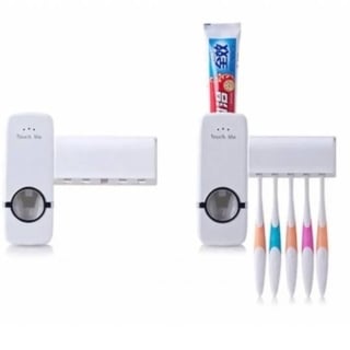 DISPENSADOR PASTA CREMA DENTAL CEPILLOS - 1