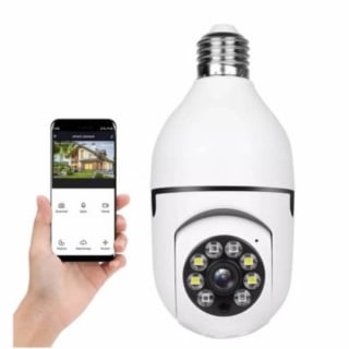 2 X CAMARA IP AMPOLLETA MOTORIZADA 360° E27 1080P - 1