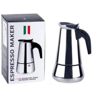 CAFETERA ITALIANA INOXIDABLE CAFETERA ESPRESSO 4 TAZAS COFFE - 1