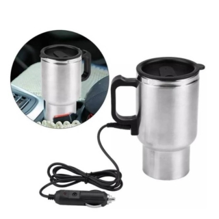 VASO TAZÓN MUG TERMO CALENTADOR AUTO 12V CAFE TE - 1