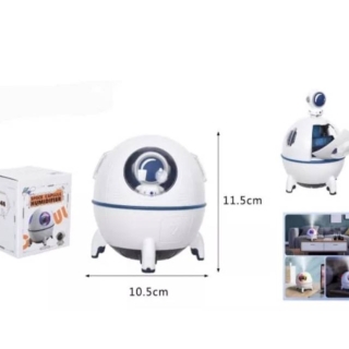HUMIDIFICADOR DE NAVE ESPACIAL ASTRONAUTA LED 5 HRS USB - 1