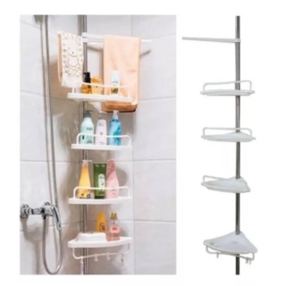 ESQUINERO DE DUCHA MULTI-USO 4 REPISAS AJUSTABLE ORGANIZADOR - 1