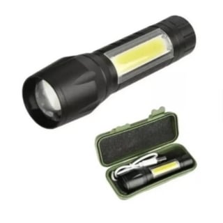 MINI LINTERNA LED RECARGABLE USB LUZ LED LATERAL GANCHO - 1