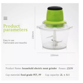 PICADOR MOLEDOR ELÉCTRICO CARNES VERDURAS - 1