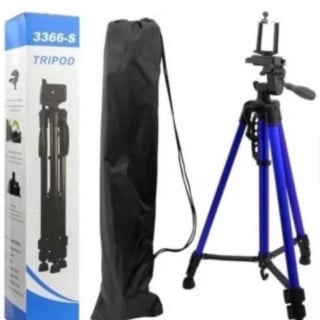 TRÍPODE PARA CAMARA Y CELULAR 3366-S 140CM PROFESIONAL - 1