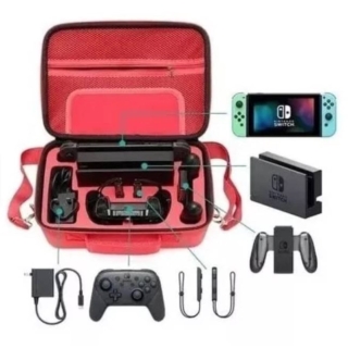 ESTUCHE FUNDA PARA NINTENDO SWITCH CONSOLA CORREA DE HOMBRO - 1