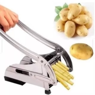 CORTADOR DE PAPAS FRITAS VEGETALES ACERO INOXIDABLE - 1