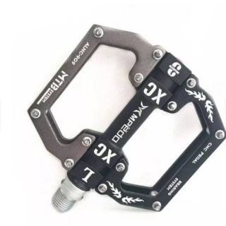 PEDALES BICICLETA MTB ENDURO ALUMINIO PLATAFORMA CON PINES - 1