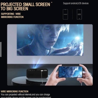 MINI PROYECTOR LED REPRODUCTOR DE VÍDEO DE CINE EN CASA - 1