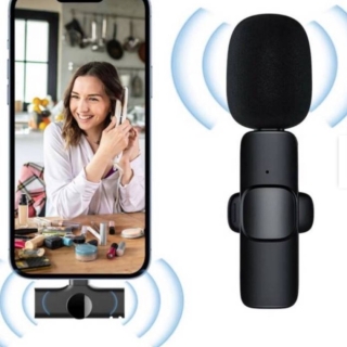 MICRÓFONO INALÁMBRICO PARA ANDROID TIPO-C Y PARA IPHONE - 1