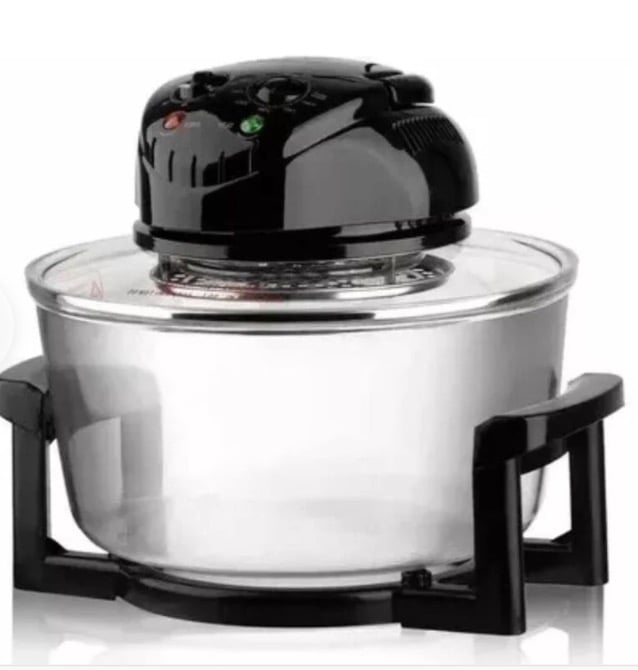 FREIDORA DE AIRE 12L HALOGENA AMTIADHERENTE HORNO AIR FRYER - 1