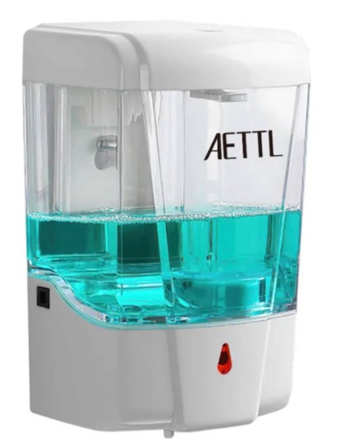 DISPENSADOR JABÓN LÍQUIDO AUTOMATICO 700 ML - 1